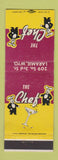Matchbook Cover - The Chef Restaurant Laramie WY