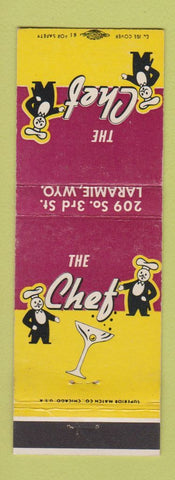Matchbook Cover - The Chef Restaurant Laramie WY