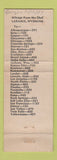 Matchbook Cover - The Chef Restaurant Laramie WY