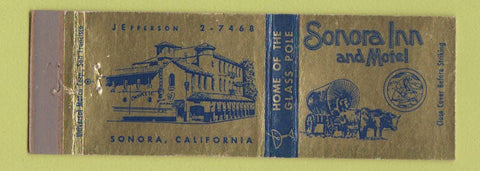 Matchbook Cover - Sonora Inn and Motel CA