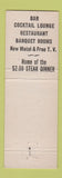 Matchbook Cover - Sonora Inn and Motel CA