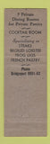 Matchbook Cover - Charlie's Cafe Exceptionale Minneapolis MN