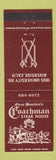 Matchbook Cover - Gene Boudin's Coachman Steak House Riverside CA