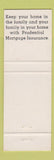 Matchbook Cover - Bill Dunkin Insurance Prudential Waco TX