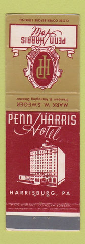 Matchbook Cover - Penn Harris Hotel Harrisburg PA