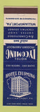Matchbook Cover - Hotel Lycoming Williamsport PA
