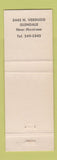 Matchbook Cover - Tom Maneke Stoner's Restaurant Glendale CA