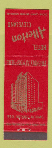 Matchbook Cover - Hotle Allerton Cleveland OH
