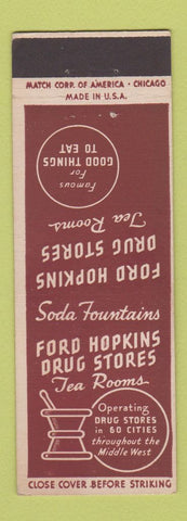 Matchbook Cover - Ford Hopkins Drug Stores