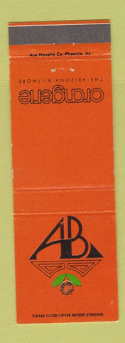Matchbook Cover - Orangerie Arizona Biltmore Hotel