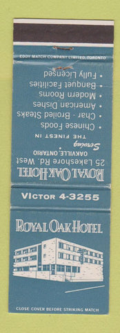 Matchbook Cover - Royal Oak Hotel Oakville ON
