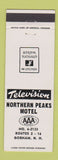 Matchbook Cover - Northern Peaks Motel Gorham NH