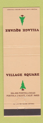Matchbook Cover - Village Square Portola Valley CA