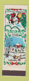 Matchbook Cover - Lion Match Christmas Eve 1865 Theme Exchanging Gifts