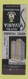 Matchbook Cover - Hotel Sylvania Philadelphia PA
