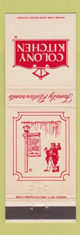 Matchbook Cover - Colony Kitchen Ramon's Ventura CA