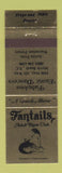 Matchbook Cover - Fantails Strip Club girlie mermaid Myrtle Beach SC