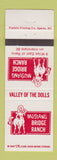 Matchbook Cover - Mustang Bridge Ranch Brothel Sparks NV girlie