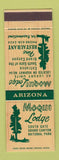 Matchbook Cover - Moqui Lodge South Gate Grand Canyon National Park AZ