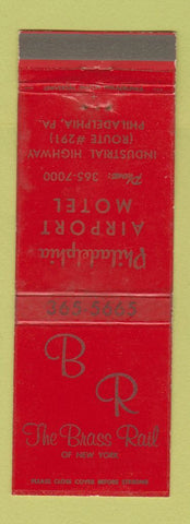 Matchbook Cover - Brass Rail Philadelphia PA WEAR