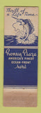 Matchbook Cover - Roney Plaza Hotel Miami Beach FL