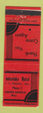 Matchbook Cover - Interlake Hotel Fisher Branch MB WEAR