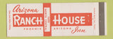 Matchbook Cover - Arizona Ranch House Phoenix AZ Full Length