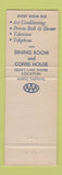 Matchbook Cover - Lord Wakefield Motor Hotel Wakefield MA