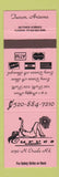 Matchbook Cover - Curves Cabaret Strip Club girlie Tucson AZ