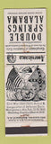 Matchbook Cover - Double Springs AL Freestone Cafe Perkins Americana WEAR WHITE