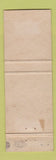 Matchbook Cover - Double Springs AL Freestone Cafe Perkins Americana WEAR WHITE