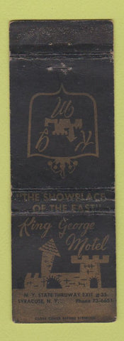Matchbook Cover - King George Motel Syracuse NY WEAR