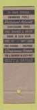 Matchbook Cover In Town Motor Hotels Washington DC Chevy Chase Silver Spring MD