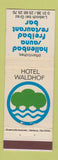 Matchbook Cover - Hotel Waldhof Lieboch Bei Graz