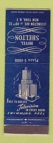 Matchbook Cover - Hotel Shelton New York City