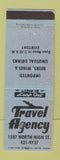 Matchbook Cover - Travel Agency