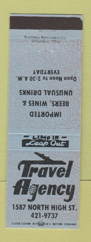 Matchbook Cover - Travel Agency