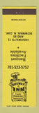 Matchbook Cover - Gateway Inn Restaurant Bowman ND