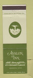 Matchbook Cover - Avalon Inn Warren OH