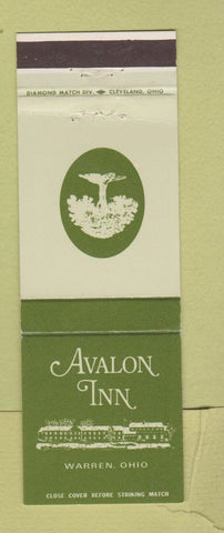Matchbook Cover - Avalon Inn Warren OH