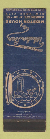 Matchbook Cover - Midston House New York City Whaler Bar