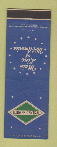 Matchbook Cover - Illinois Central Railroad