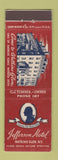Matchbook Cover - Jefferson Hotel Watkins Glen NY