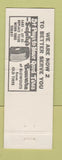 Matchbook Cover - Frank's Sunoco oil gas Reading PA