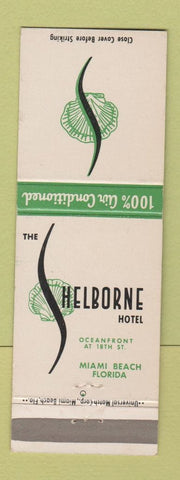 Matchbook Cover - Shelborne Hotel Miami Beach FL WORN