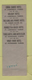 Matchbook Cover - Soreno Hotel St Petersburg FL