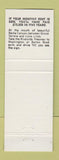 Matchbook Cover - Canyon Bluffs Condos Colton CA GREEN
