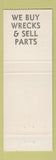 Matchbook Cover - Maxfield's Auto Parts Signal Hill CA ORANGE