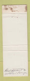 Matchbook Cover - Stuft Shirt Johnstown NY WEAR