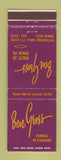 Matchbook Cover - Ben Gross Restaurant Irwin PA